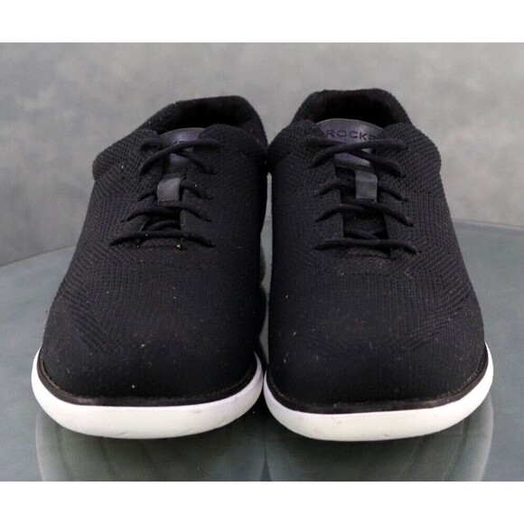 Rockport Garett Mesh Men\'s Knit Oxford Sneakers Shoes Size 10 Black main image 9